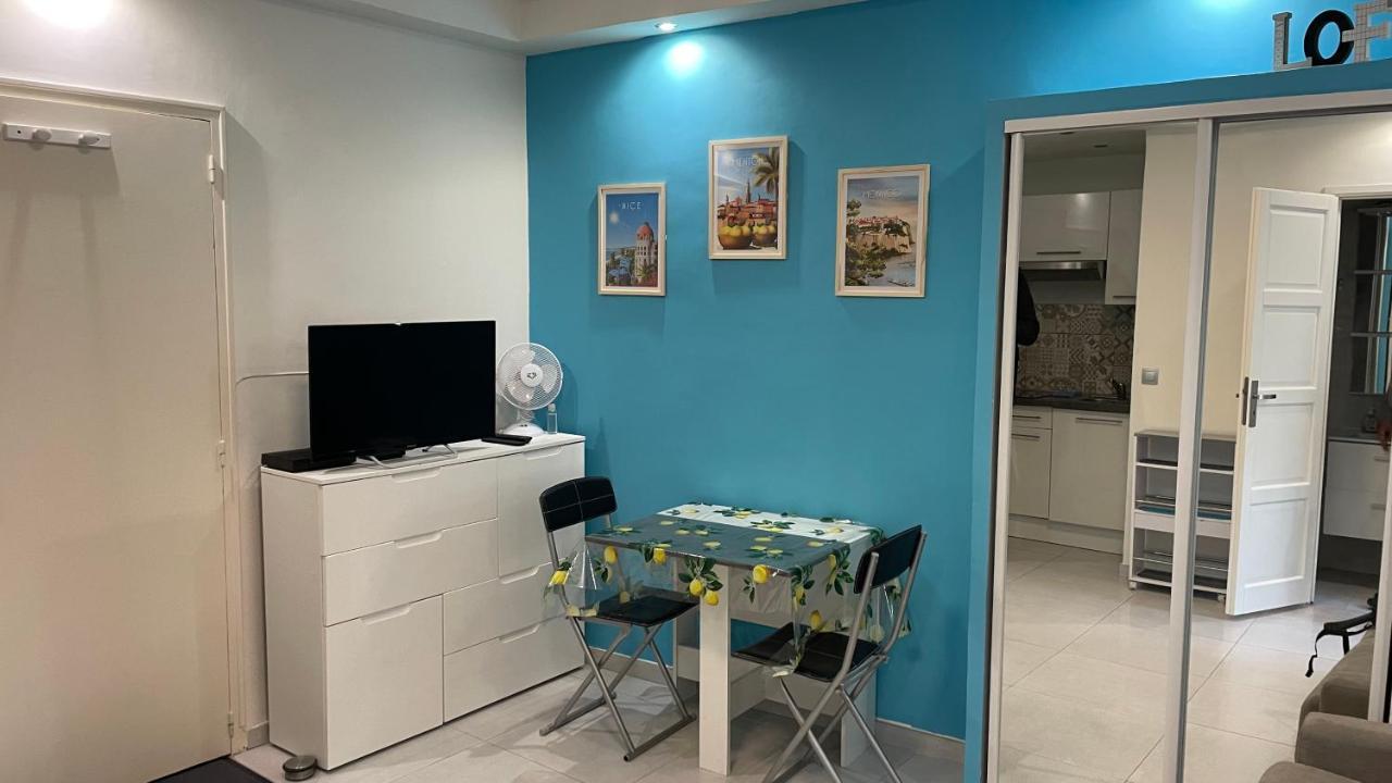 Studio rue piétonne proche plage Menton Extérieur photo